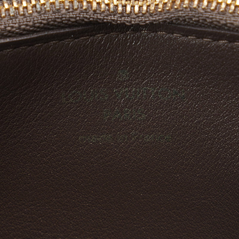 Louis Vuitton Trion Portfolio Comet Roundfather Long Wallet M63104 Garage Grey Leather Ladies Louis Vuitton