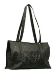 MCM Tote Bag in Visetos Black Leather M5160