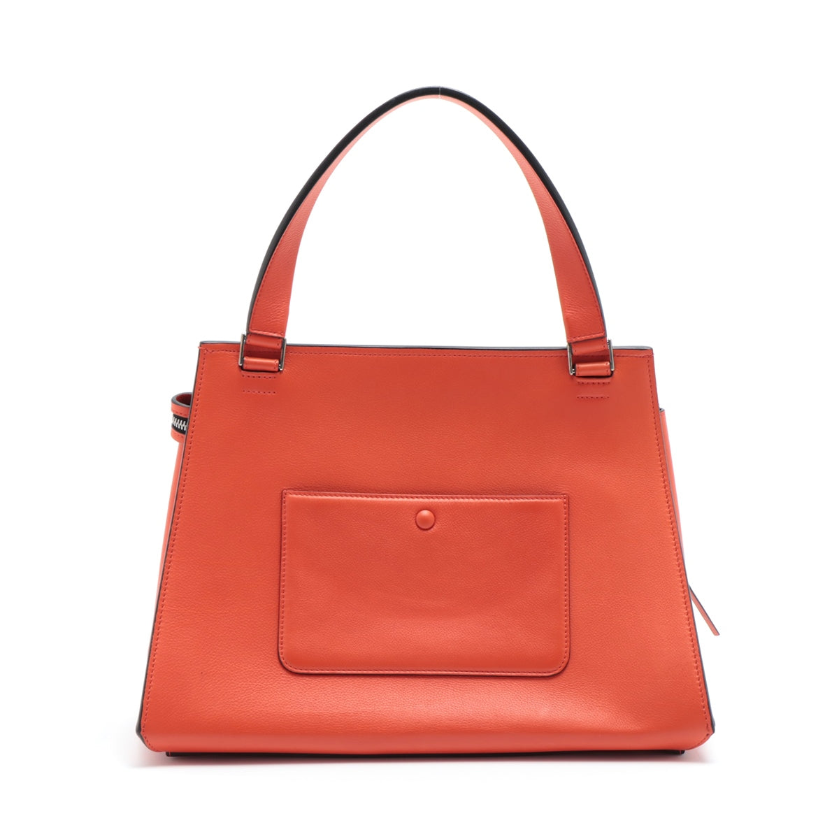 Celine Edge Leather Handbag Red