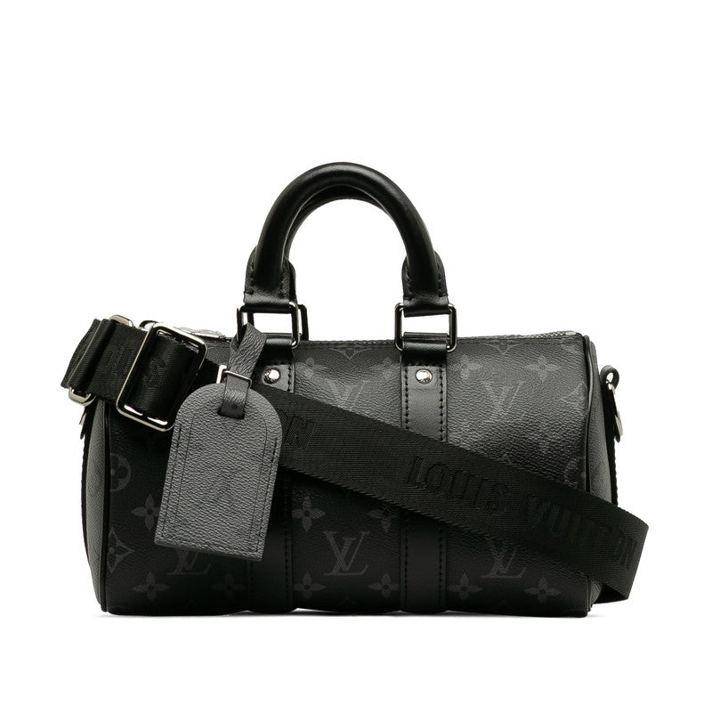LOUIS VUITTON Louis Vuitton Monogram Eclipse Reverse M46271 Handbag Leather Gray