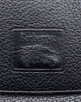 Burberry Nova Check Shadow Horse Swinging Shoulder Bag Black Leather Ladies Burberry
