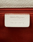 Salvatore Ferragamo Gantiini Handbags FG 21 7327 Indigoblue White Denim Leather Ladies Salvatore Ferragamo