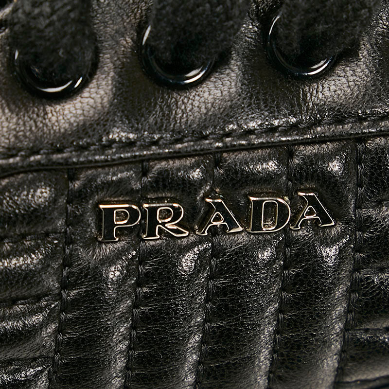 PRADA Prada Sniper Leather Black  Sniper