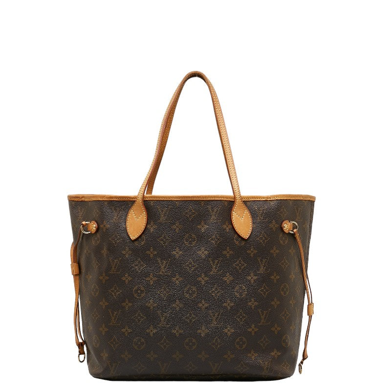 Louis Vuitton Monogram M40156 Neverfull Tote Bag PVC/Leather Brown