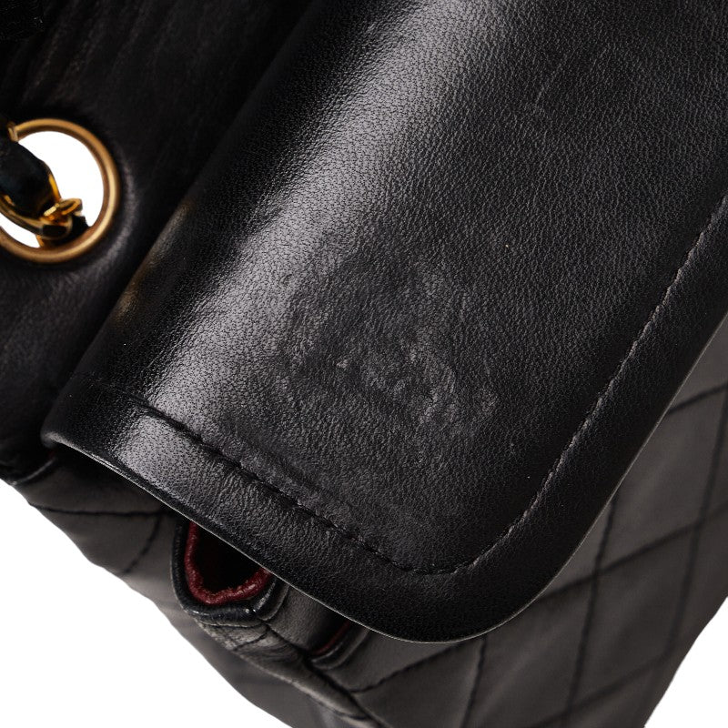 CHANEL Classic Double Flap Small in Lambskin Black Quilted