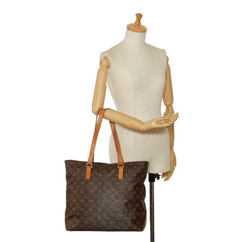 Louis Vuitton Monogram Cabaret Shoulder Bag M51151 Brown PVC Leather  Louis Vuitton
