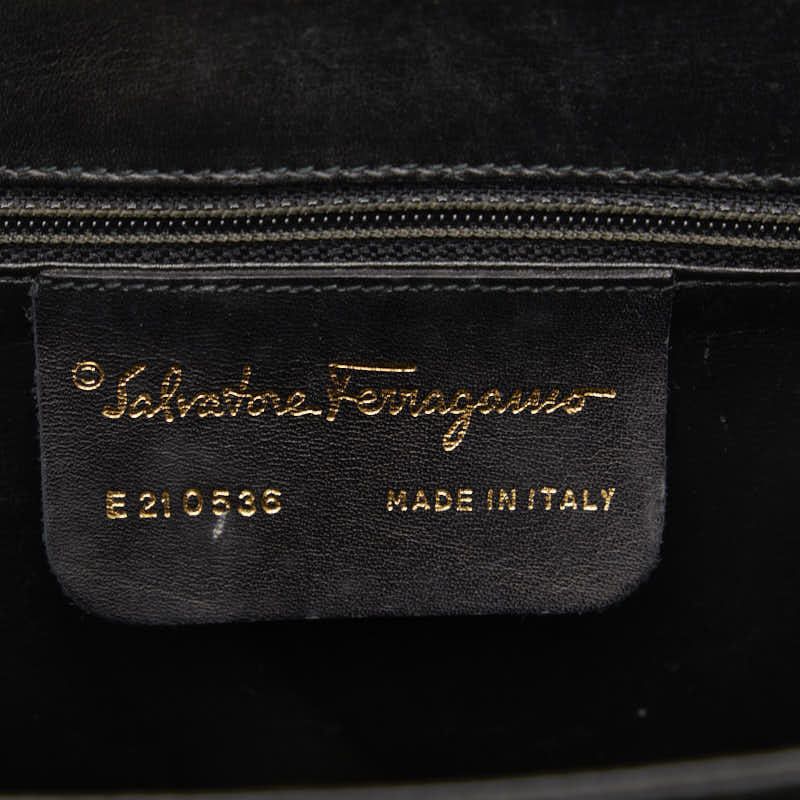 Salvatore Ferragamo 手袋 2WAY E21 0536 黑色皮革女士 Salvatore Ferragamo
