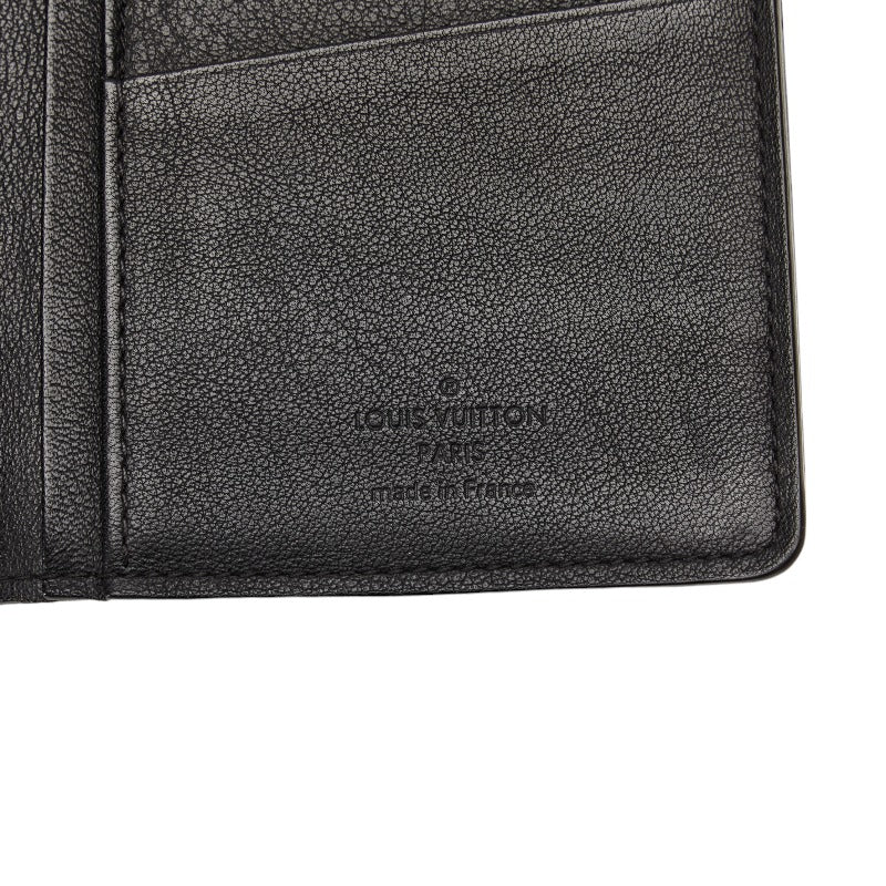 Louis Vuitton Louis Vuitton M58192 Long Wallet/Trion Leather Noir Black