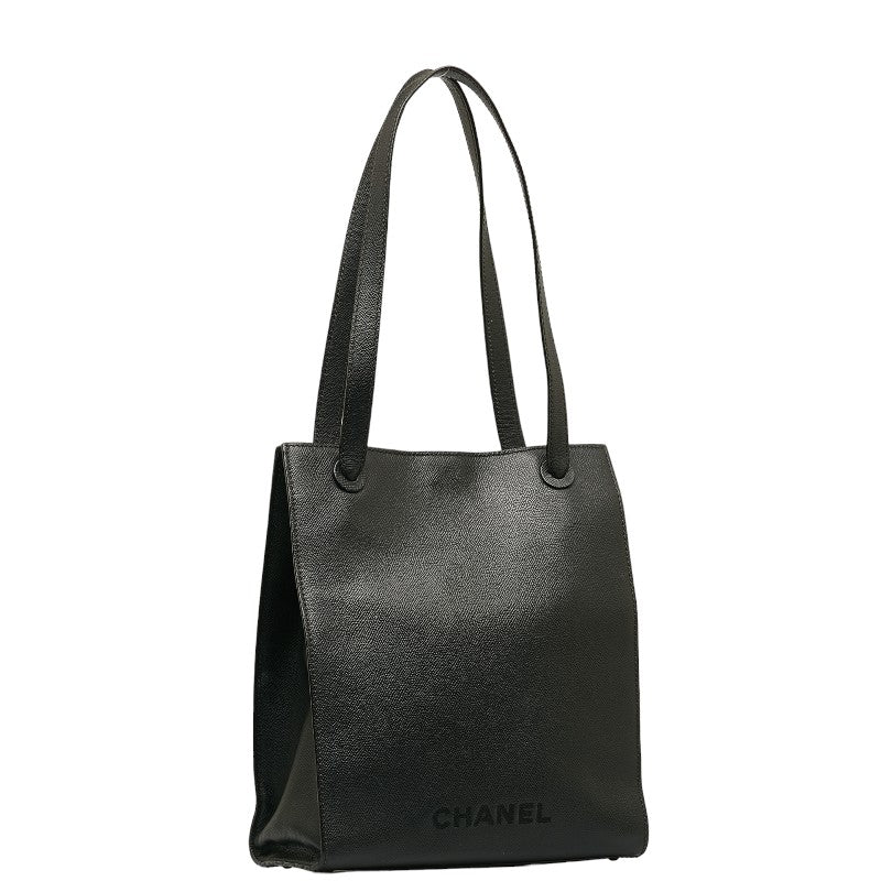 Chanel Logo Handbags Handbags Black Leather  Chanel