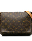 Louis Vuitton Monogram M51257 Shoulder Bag PVC/Leather Brown
