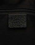 Gucci GG canvas 121023 tooth bag canvas/leather black ladies
