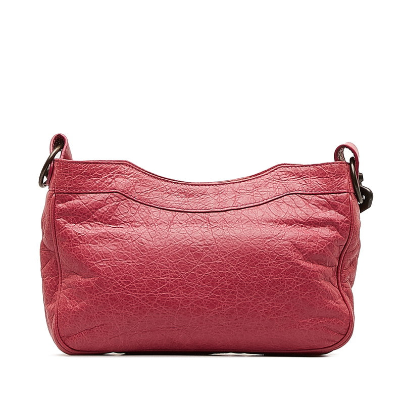 BALENCIAGA City Shoulder Bag 242803 Pink Leather