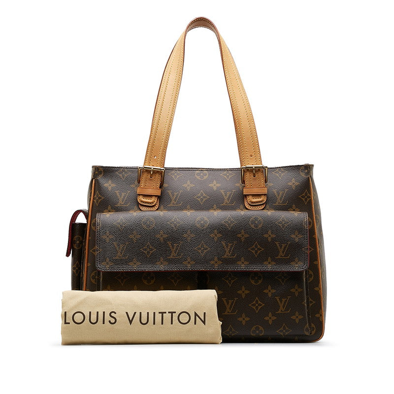 Louis Vuitton Monogram Multiple City Shoulder Bag M51162 Brown PVC Leather  Louis Vuitton