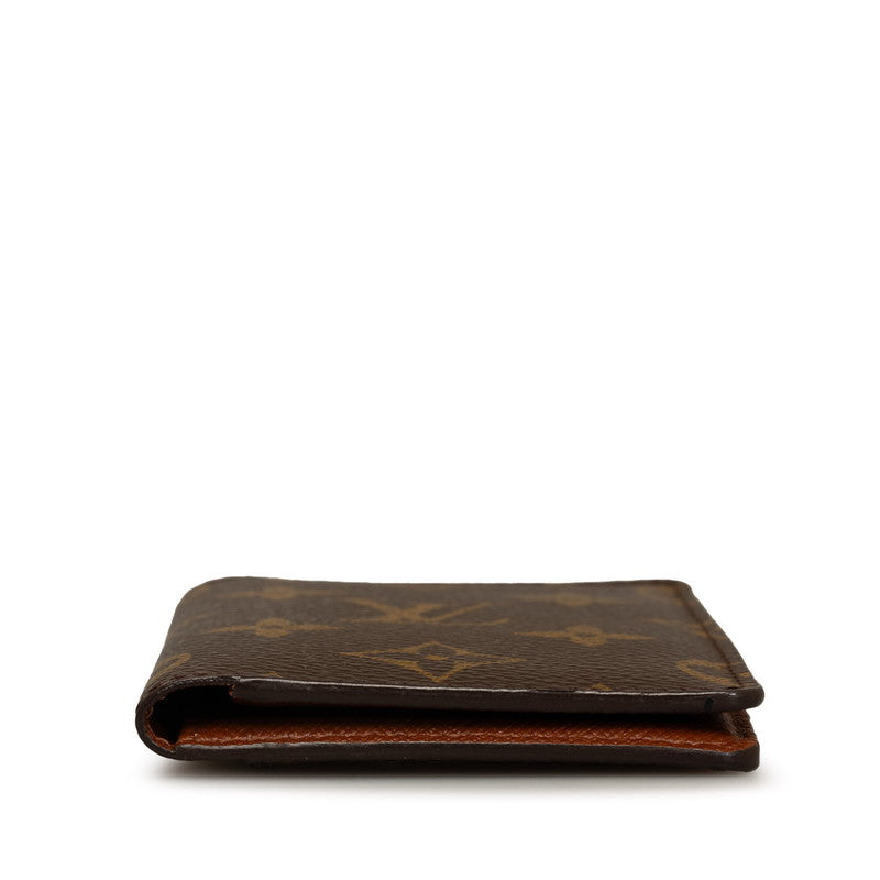 Louis Vuitton Monogram M61732 Card Case PVC/Leather Brown