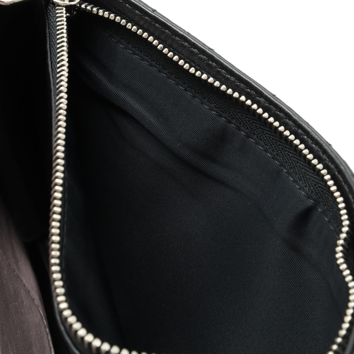 Christian Dior Christian Dior Miss Dior Canary New Rock Chain Wallet Crack Bag Black Black Blumin