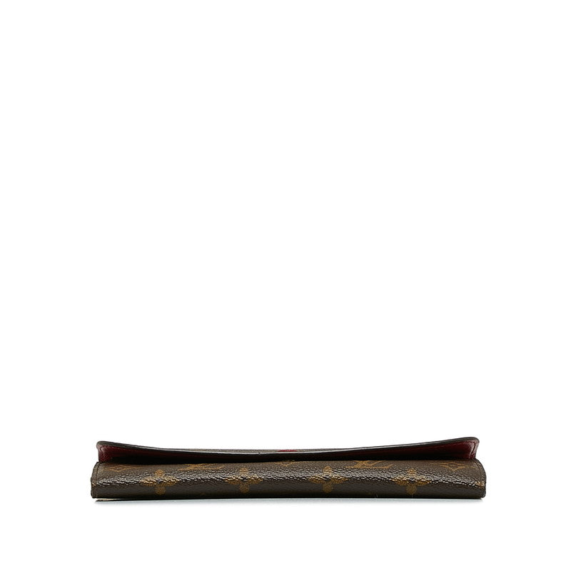 Louis Vuitton Monogram Portfolio — Emily Long Wallet M60697 Fushai Brown PVC Leather  Louis Vuitton