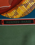 Hermes Carré 90 Au Son du Tam Tam Carpets Carpets Multicolor Silk  Hermes Au Son du Tam Tam
