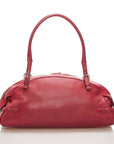 Salvatore Ferragamo Handbags AB-21 5815 Red Leather Ladies Salvatore Ferragamo