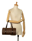 Louis Vuitton Damier Papillon 30 Handbag N41210 Brown PVC Leather