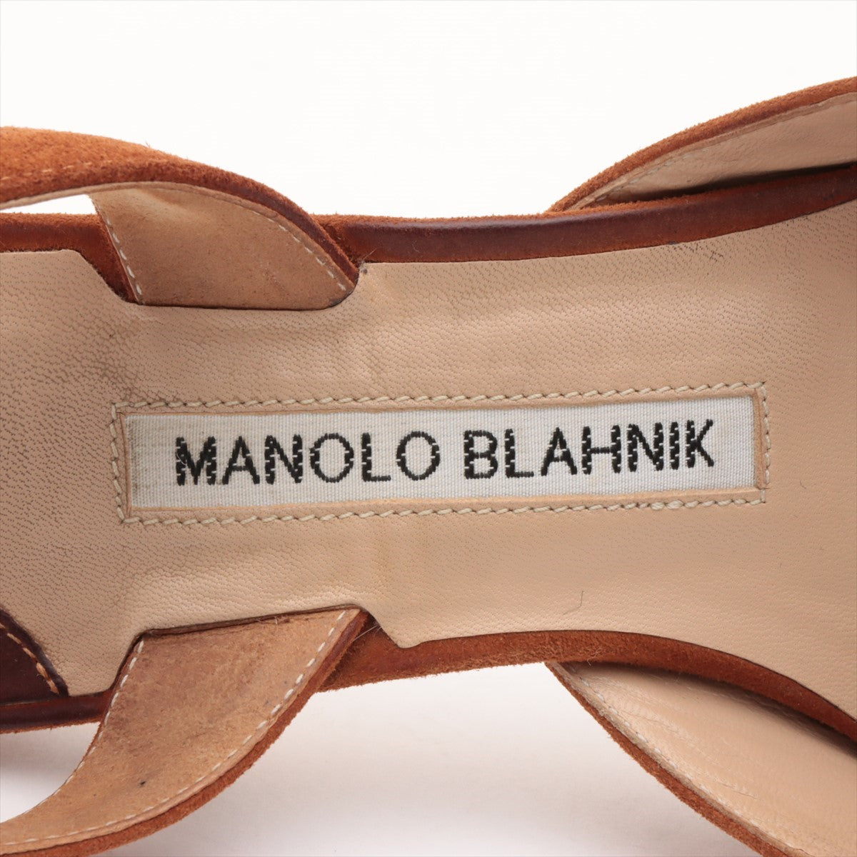 Manolobranic Suede Strap Pumps  Size  Brown