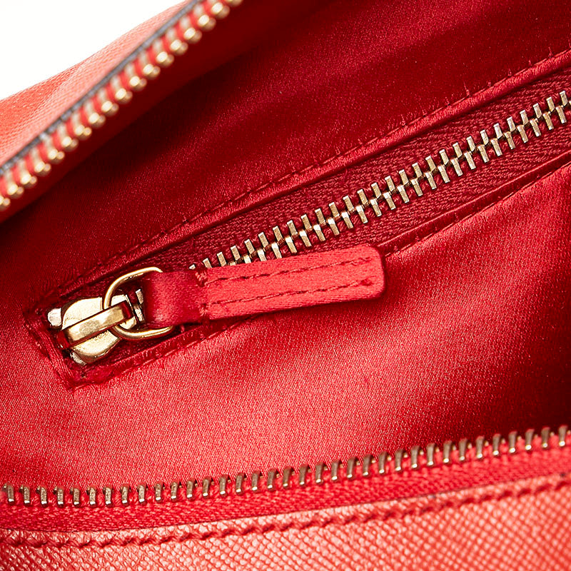 PRADA PRADA BR0227 Handbags Leather Red Ladies Bike