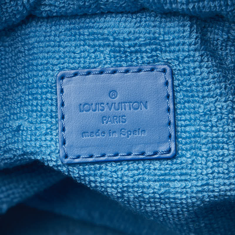 Louis Vuitton Epi Prague Mini Ragune Bay Handbag M92472 Blue Vinyl