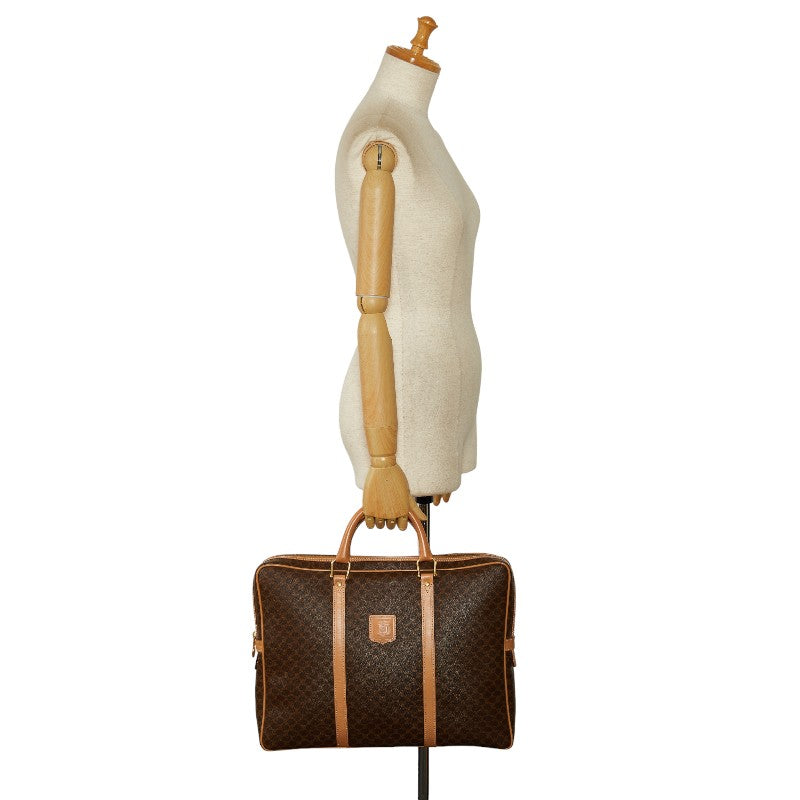 CELINE Business Bag in Macadam Brown Vintage