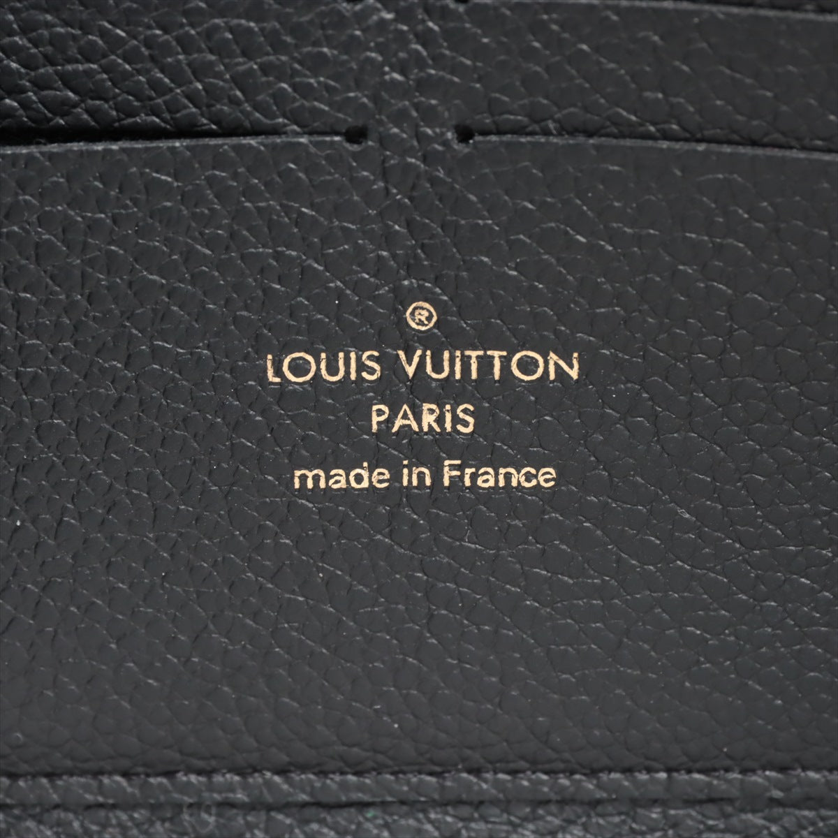 Louis Vuitton Amplant Portfolio Clemens M60171 Noir Round  Wallet